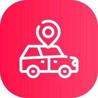Line Round Corner Gradient vector