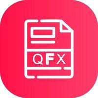 Line Round Corner Gradient vector
