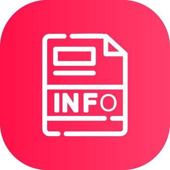Line Round Corner Gradient vector