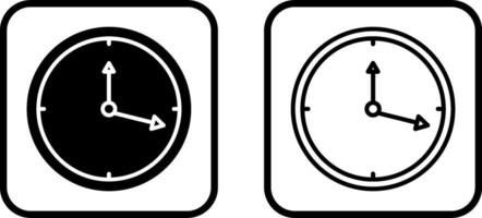 icono de vector de reloj