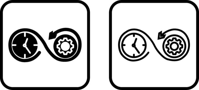 Time Optimization Vector Icon