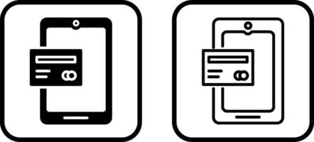 Mobile Banking Vector Icon