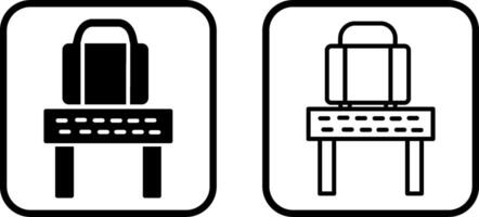 Checking Bag Vector Icon