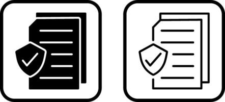 Secure Document Vector Icon