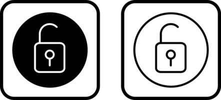 Open Lock Vector Icon