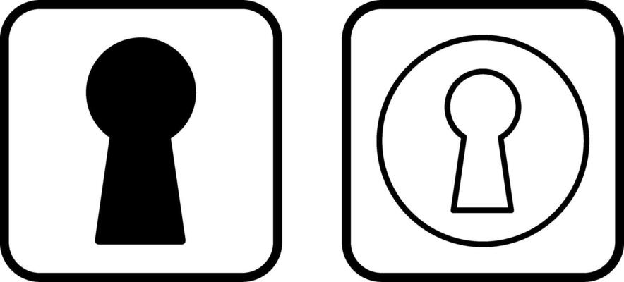 Keyhole Vector Icon