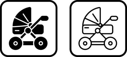 Stroller Vector Icon