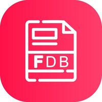 FDB Creative Icon Design vector