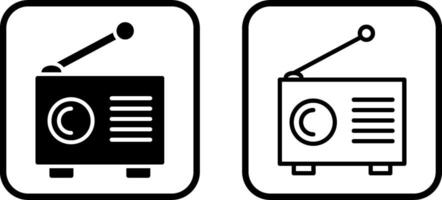 Old Radio Vector Icon