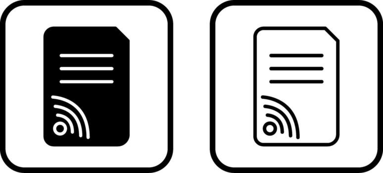 icono de vector inalámbrico