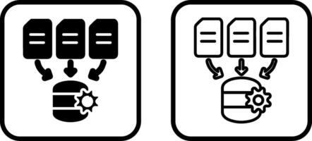 Data Processing Vector Icon