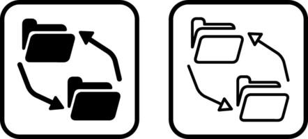 Data Exchange Vector Icon