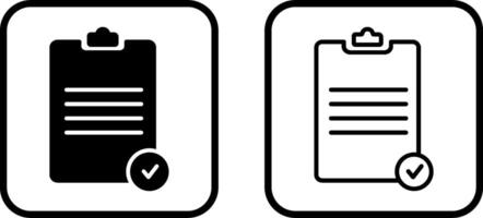 Registered Document Vector Icon