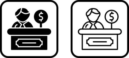 Cashier Vector Icon