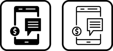 Money Talk Vector Icon