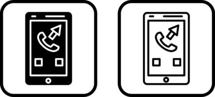 Outgoing Call Vector Icon
