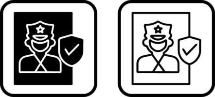 Cinema Security Guard Vector Icon