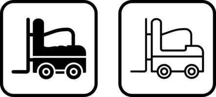 Forklift Vector Icon