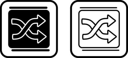 Shuffle Vector Icon