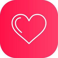 Line Round Corner Gradient vector