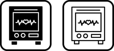 Heart Rate Machine Vector Icon