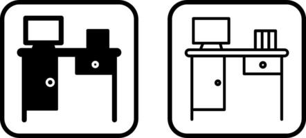 Working Table Vector Icon