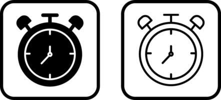 Large Clock Vector Icon