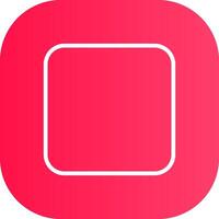 Line Round Corner Gradient vector