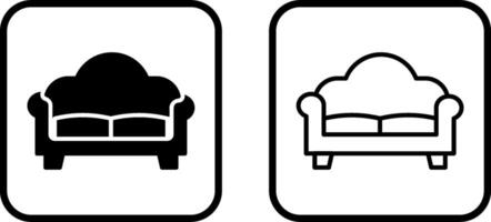 Double Sofa Vector Icon