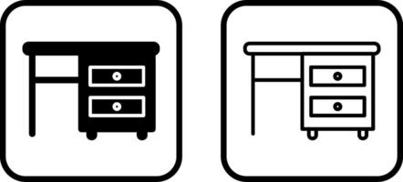 Table with Drawers I Vector Icon