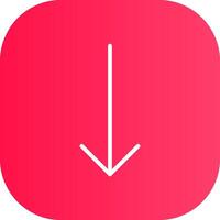 Line Round Corner Gradient vector