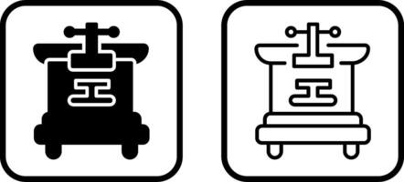 Machine Press Vector Icon