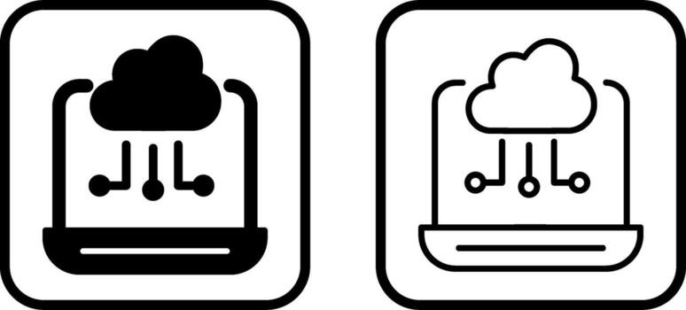 Cloud Computing Vector Icon