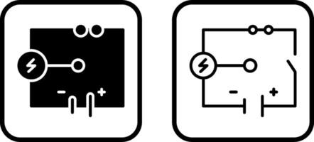 icono de vector de circuito eléctrico