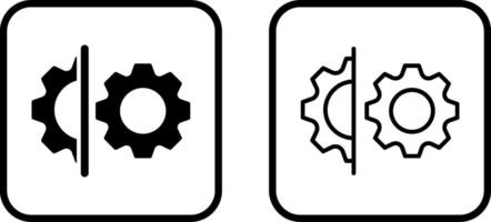 icono de vector de configuración