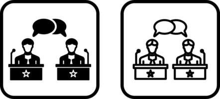 Debate Vector Icon