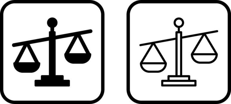 icono de vector de escala