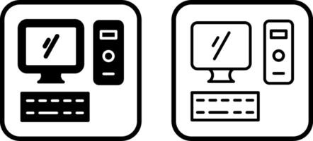 Computer Vector Icon