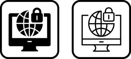 Internet Security Vector Icon