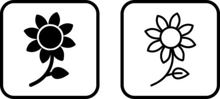 icono de vector de flores