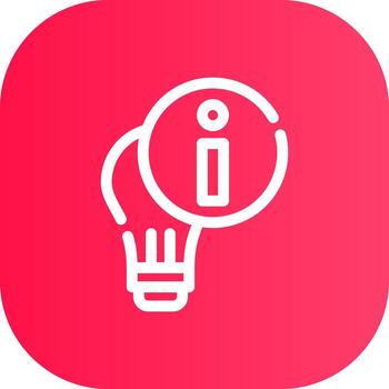 Line Round Corner Gradient vector
