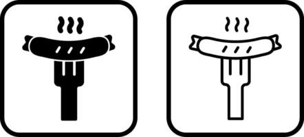 Sausage Vector Icon