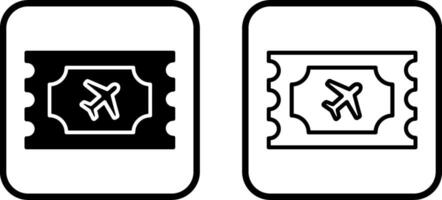 Plane Tickets Vector Icon