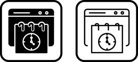 Deadline Web Vector Icon