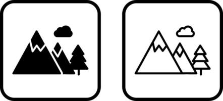 Mountain Vector Icon