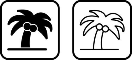 Coconut Tree, Vector Icon