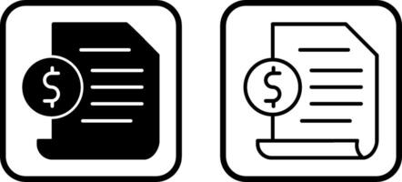 Invoice Vector Icon