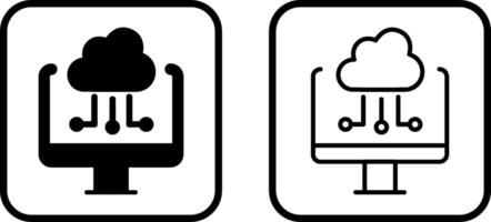 Cloud Computing Vector Icon