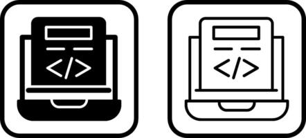 Coding Vector Icon