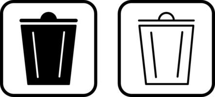 Trash Vector Icon